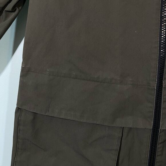 Nike Tech Women's Green Full Zip Hooded Fishtail Shell Parka Size S #859541-325 - Picture 6 of 12